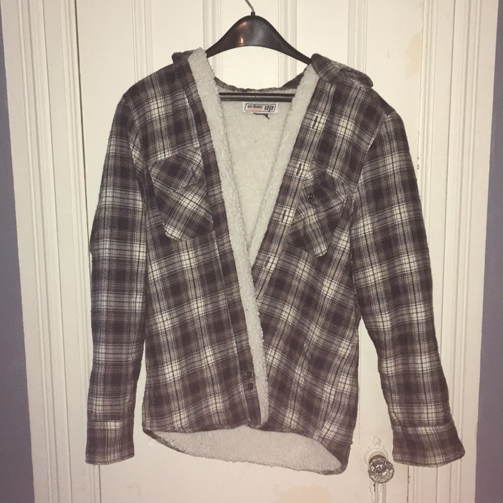 BLUE/GRAY FLANNEL, SOFT INNER LINING